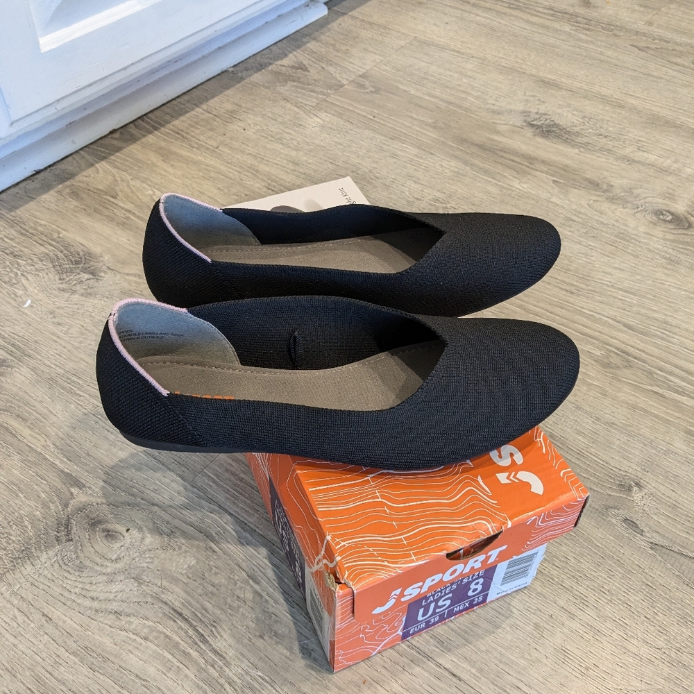 J Sport Women's Doreen Black Flats